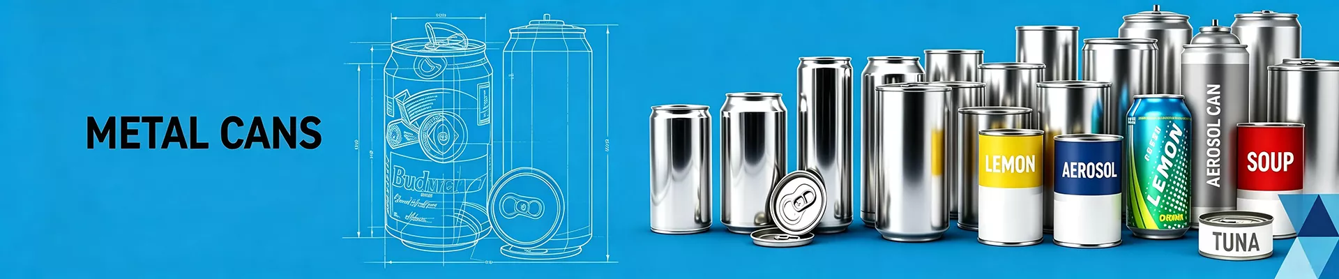 Latas de alumínio