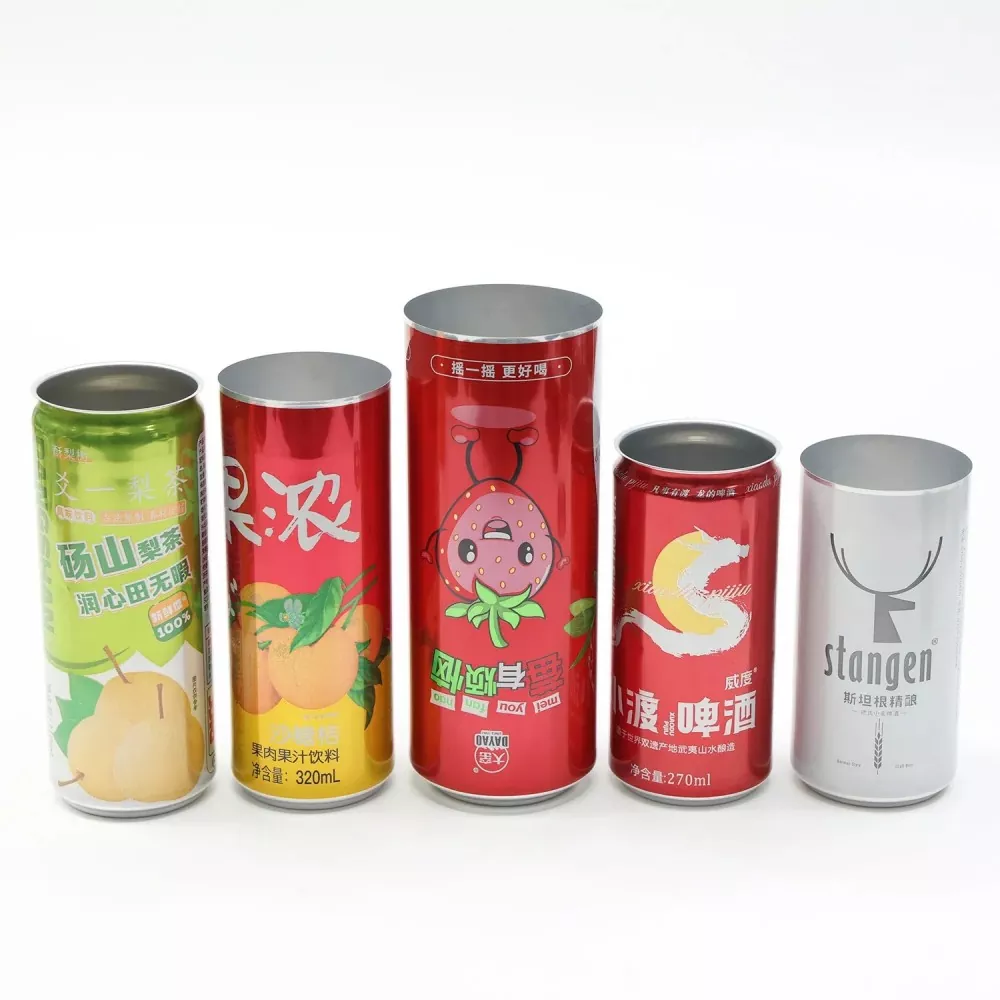 Lata de bebidas de alumínio com tampa de 202 latas